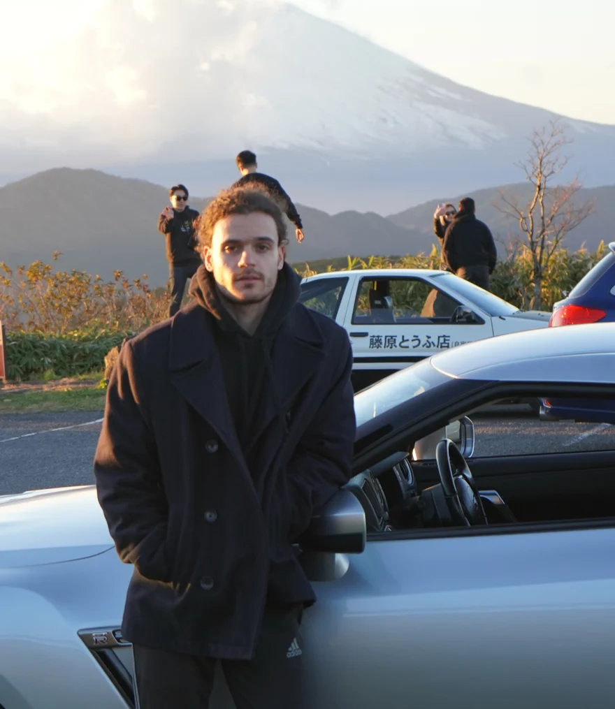 William Hudspeth Blackburn at Mt. Fuji
